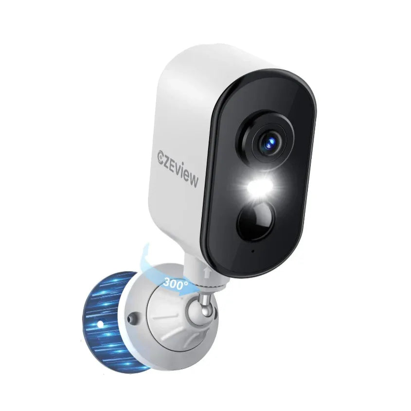 CZEview 2K Wireless Outdoor Camera with Magnetic Mount, 300° PTZ - Gomix Brands Outlet